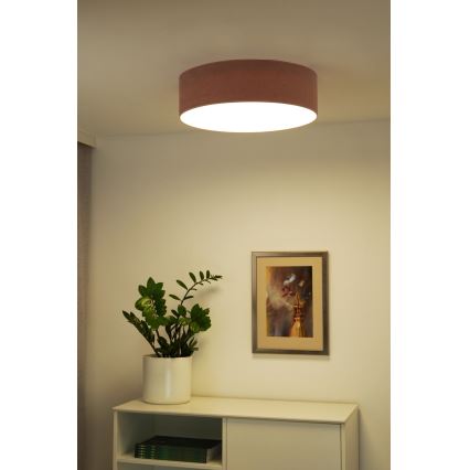 Duolla - Стельовий LED світильник CORTINA LED/26W/230V діаметр 45 см 4000K рожевий