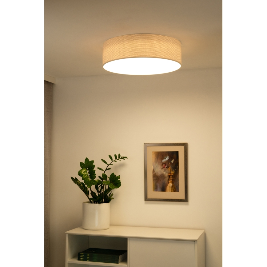 Duolla - Стельовий LED світильник CORTINA LED/26W/230V діаметр 45 см 4000K кремовий