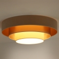 Duolla - Стельовий LED світильник LUNETA LED/26W/230V діаметр 60 см 4000K бежевий/золотий/кремовий