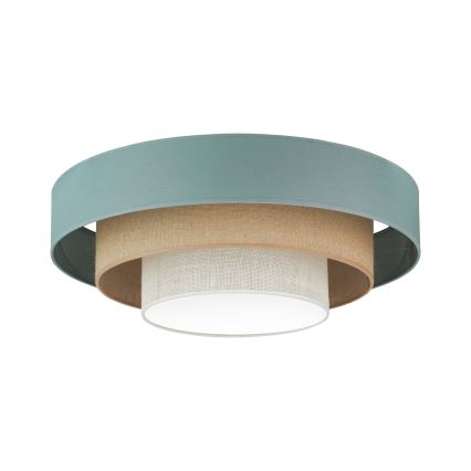 Duolla - Стельовий LED світильник LUNETA LED/26W/230V діаметр 60 см 4000K бірюзовий/бежевий/кремовий