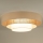 Duolla - Стельовий LED світильник LUNETA LED/26W/230V діаметр 60 см 4000K ротанґ/бежевий/коричневий