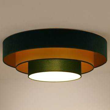 Duolla - Стельовий LED світильник LUNETA LED/26W/230V діаметр 60 см 4000K зелений/золотий