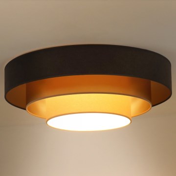 Duolla - Стельовий LED світильник LUNETA LED/26W/230V діаметр 60 см 4000K коричневий/золотий/кремовий