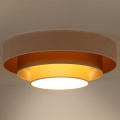 Duolla - Стельовий LED світильник LUNETA LED/26W/230V діаметр 60 см 4000K кремовий/золотий/бежевий