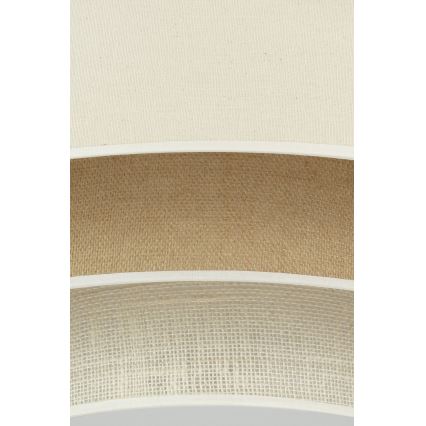 Duolla - Стельовий LED світильник LUNETA LED/26W/230V діаметр 60 см 4000K кремовий/коричневий