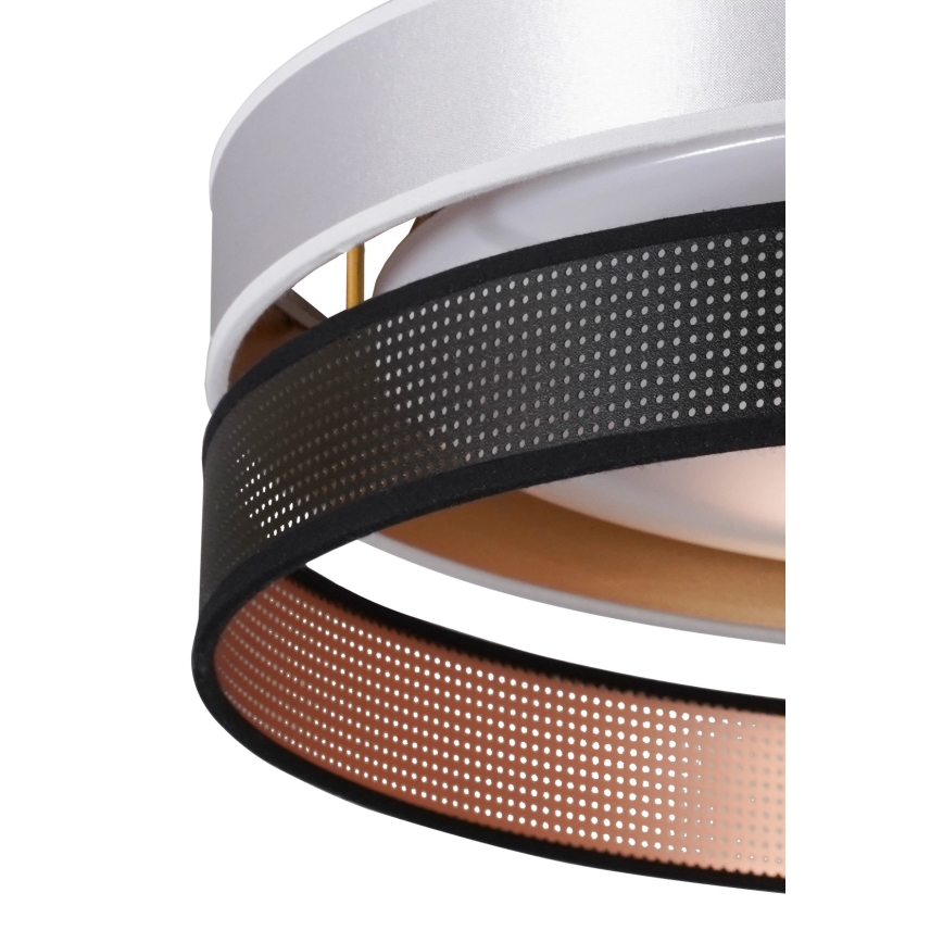 Duolla - Стельовий LED світильник ROLLER DUO SHINY LED/24W/230V діаметр 45 см срібний/чорний