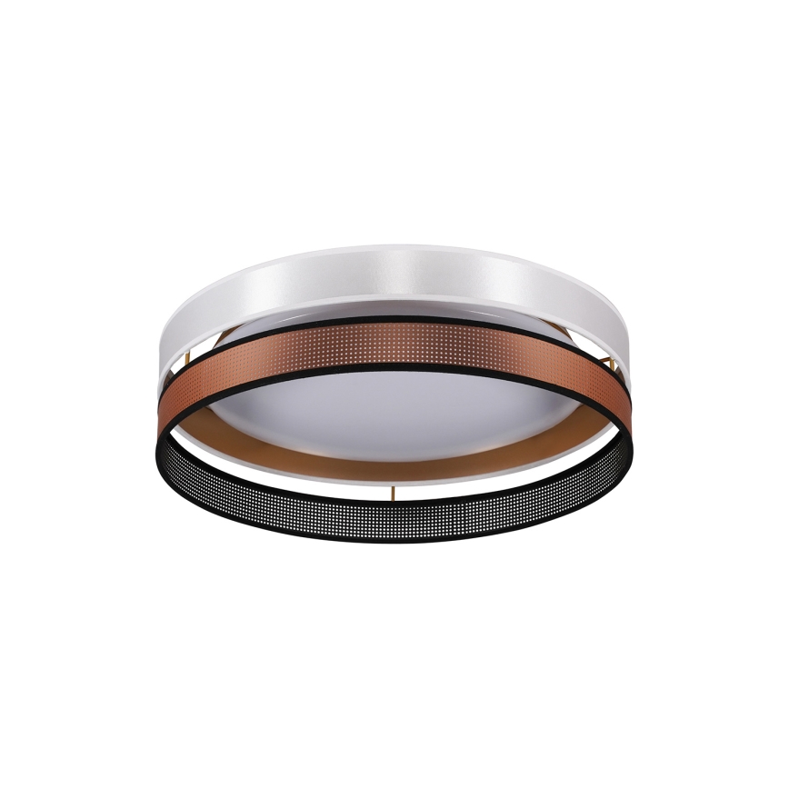 Duolla - Стельовий LED світильник ROLLER DUO SHINY LED/24W/230V діаметр 45 см білий/мідний