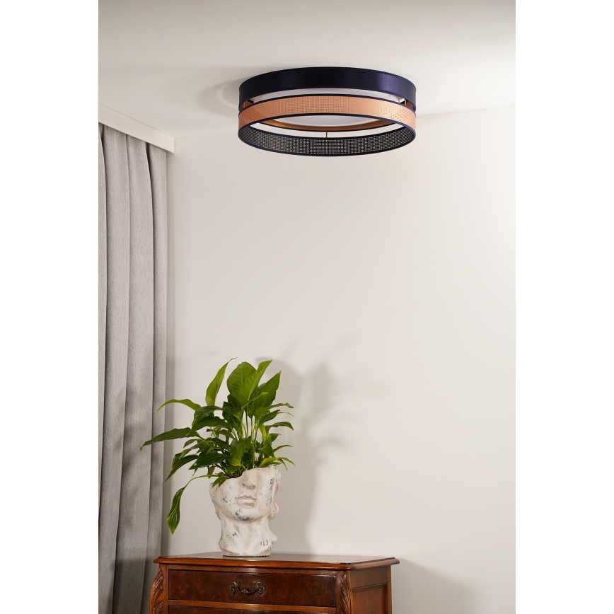 Duolla - Стельовий LED світильник ROLLER DUO SHINY LED/24W/230V діаметр 45 см синій/мідний