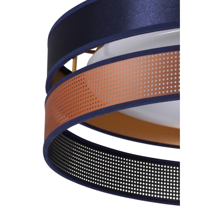 Duolla - Стельовий LED світильник ROLLER DUO SHINY LED/24W/230V діаметр 45 см синій/мідний
