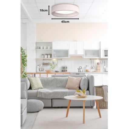 Duolla - Стельовий LED світильник ROLLER LED/24W/230V діаметр 45 см бежевий