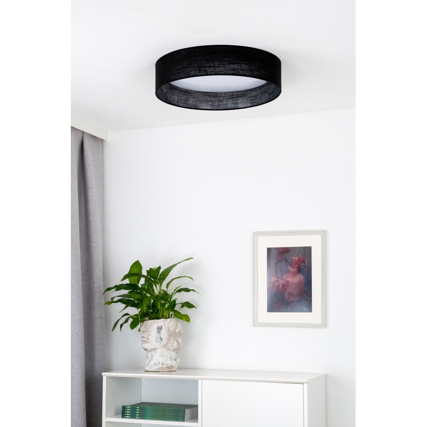 Duolla - Стельовий LED світильник ROLLER LED/24W/230V діаметр 45 см чорний