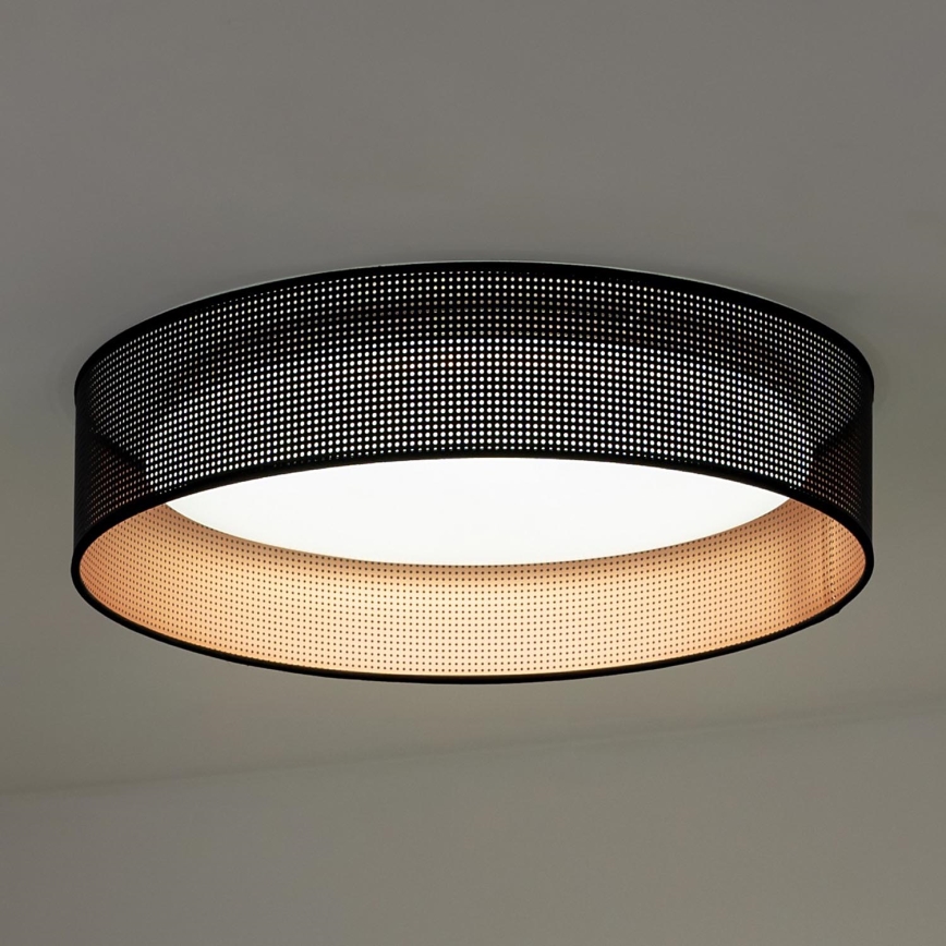 Duolla - Стельовий LED світильник ROLLER LED/24W/230V діаметр 45 см чорний/мідний