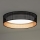 Duolla - Стельовий LED світильник ROLLER LED/24W/230V діаметр 45 см чорний/мідний