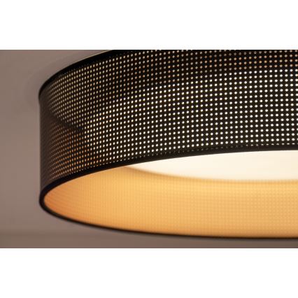 Duolla - Стельовий LED світильник ROLLER LED/24W/230V діаметр 45 см чорний/мідний