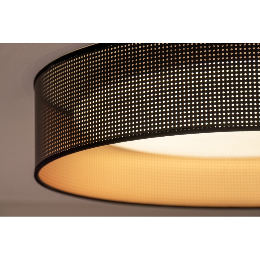 Duolla - Стельовий LED світильник ROLLER LED/24W/230V діаметр 45 см чорний/мідний