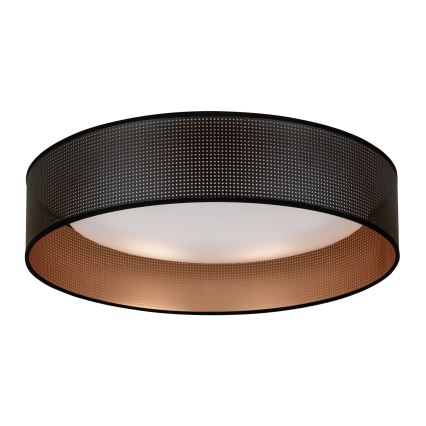 Duolla - Стельовий LED світильник ROLLER LED/24W/230V діаметр 45 см чорний/мідний