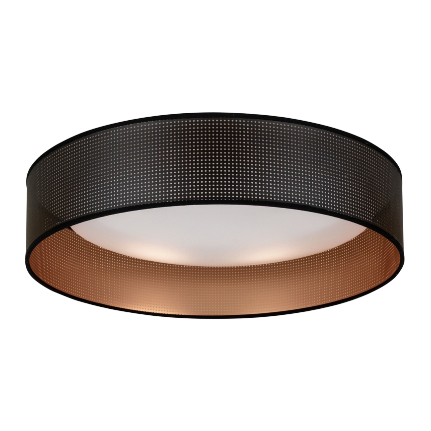 Duolla - Стельовий LED світильник ROLLER LED/24W/230V діаметр 45 см чорний/мідний