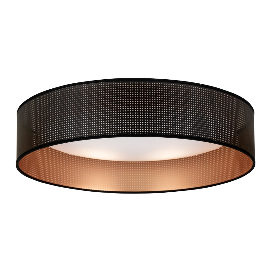 Duolla - Стельовий LED світильник ROLLER LED/24W/230V діаметр 45 см чорний/мідний