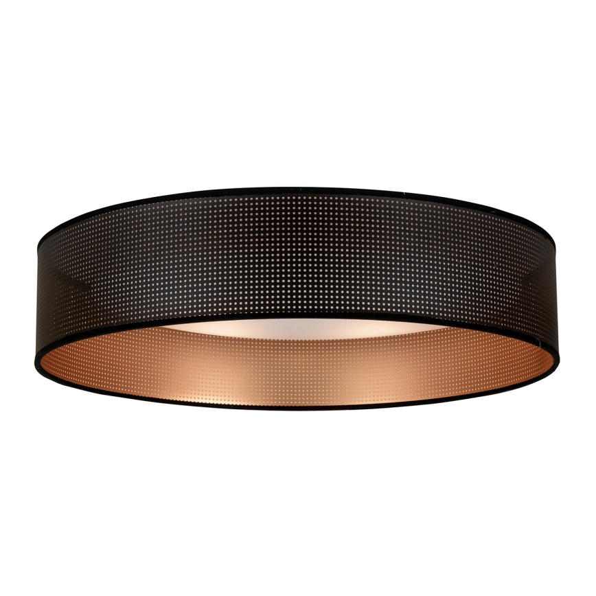 Duolla - Стельовий LED світильник ROLLER LED/24W/230V діаметр 45 см чорний/мідний