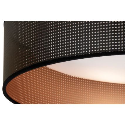 Duolla - Стельовий LED світильник ROLLER LED/24W/230V діаметр 45 см чорний/мідний