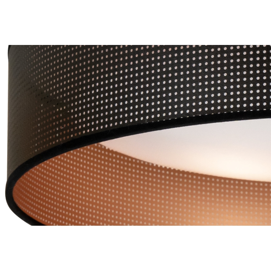 Duolla - Стельовий LED світильник ROLLER LED/24W/230V діаметр 45 см чорний/мідний
