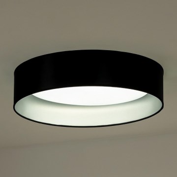 Duolla - Стельовий LED світильник ROLLER LED/24W/230V діаметр 45 см чорний/срібний