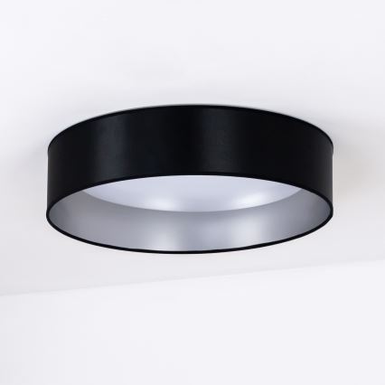 Duolla - Стельовий LED світильник ROLLER LED/24W/230V діаметр 45 см чорний/срібний