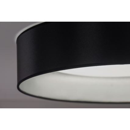 Duolla - Стельовий LED світильник ROLLER LED/24W/230V діаметр 45 см чорний/срібний