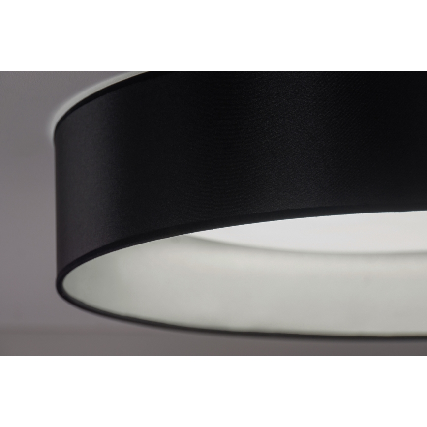 Duolla - Стельовий LED світильник ROLLER LED/24W/230V діаметр 45 см чорний/срібний