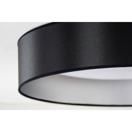 Duolla - Стельовий LED світильник ROLLER LED/24W/230V діаметр 45 см чорний/срібний
