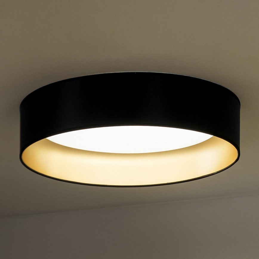 Duolla - Стельовий LED світильник ROLLER LED/24W/230V діаметр 45 см чорний/золотий