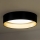 Duolla - Стельовий LED світильник ROLLER LED/24W/230V діаметр 45 см чорний/золотий