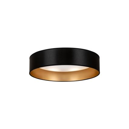 Duolla - Стельовий LED світильник ROLLER LED/24W/230V діаметр 45 см чорний/золотий