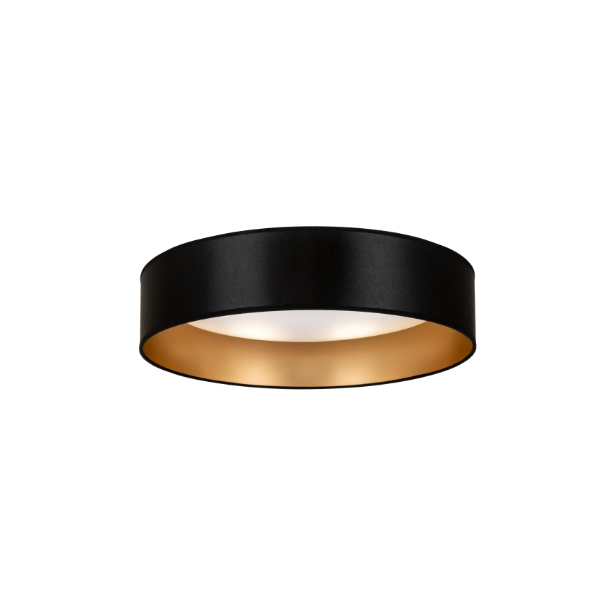 Duolla - Стельовий LED світильник ROLLER LED/24W/230V діаметр 45 см чорний/золотий