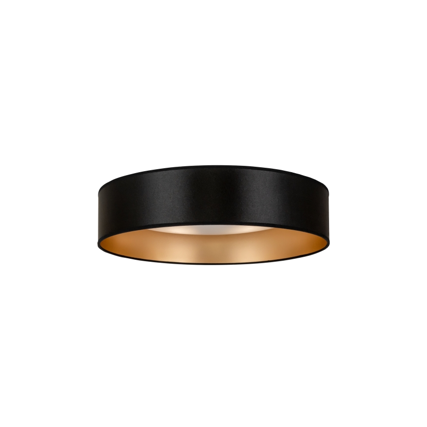 Duolla - Стельовий LED світильник ROLLER LED/24W/230V діаметр 45 см чорний/золотий
