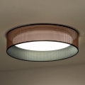 Duolla - Стельовий LED світильник ROLLER LED/24W/230V діаметр 45 см мідний/чорний