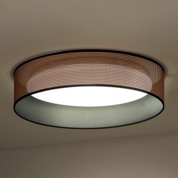Duolla - Стельовий LED світильник ROLLER LED/24W/230V діаметр 45 см мідний/чорний