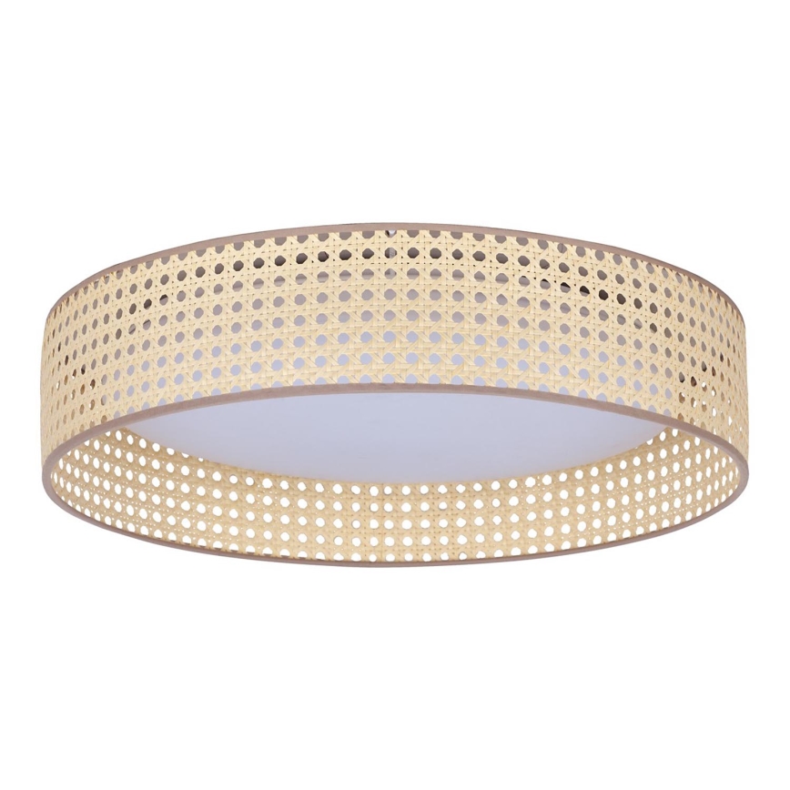 Duolla - Стельовий LED світильник ROLLER LED/24W/230V діаметр 45 см ротанґ