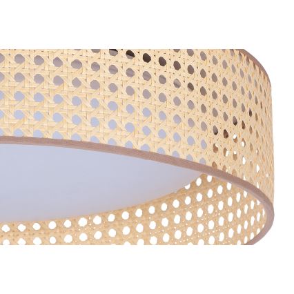 Duolla - Стельовий LED світильник ROLLER LED/24W/230V діаметр 45 см ротанґ