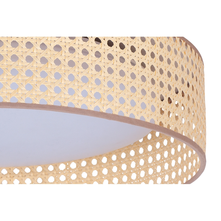 Duolla - Стельовий LED світильник ROLLER LED/24W/230V діаметр 45 см ротанґ