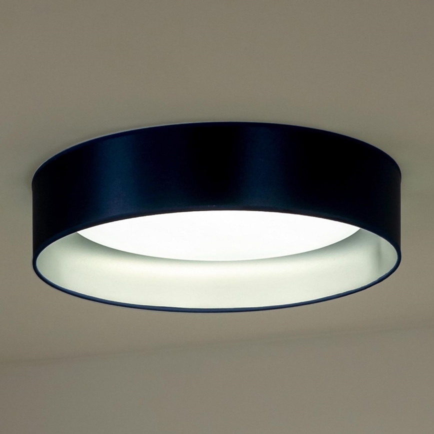 Duolla - Стельовий LED світильник ROLLER LED/24W/230V діаметр 45 см синій/срібний
