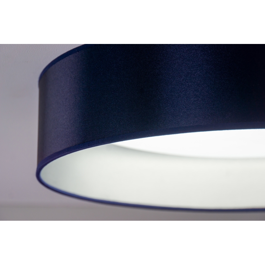 Duolla - Стельовий LED світильник ROLLER LED/24W/230V діаметр 45 см синій/срібний