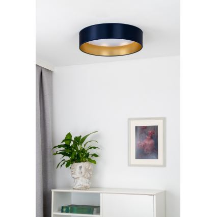 Duolla - Стельовий LED світильник ROLLER LED/24W/230V діаметр 45 см синій/золотий