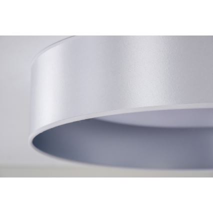 Duolla - Стельовий LED світильник ROLLER LED/24W/230V діаметр 45 см срібний
