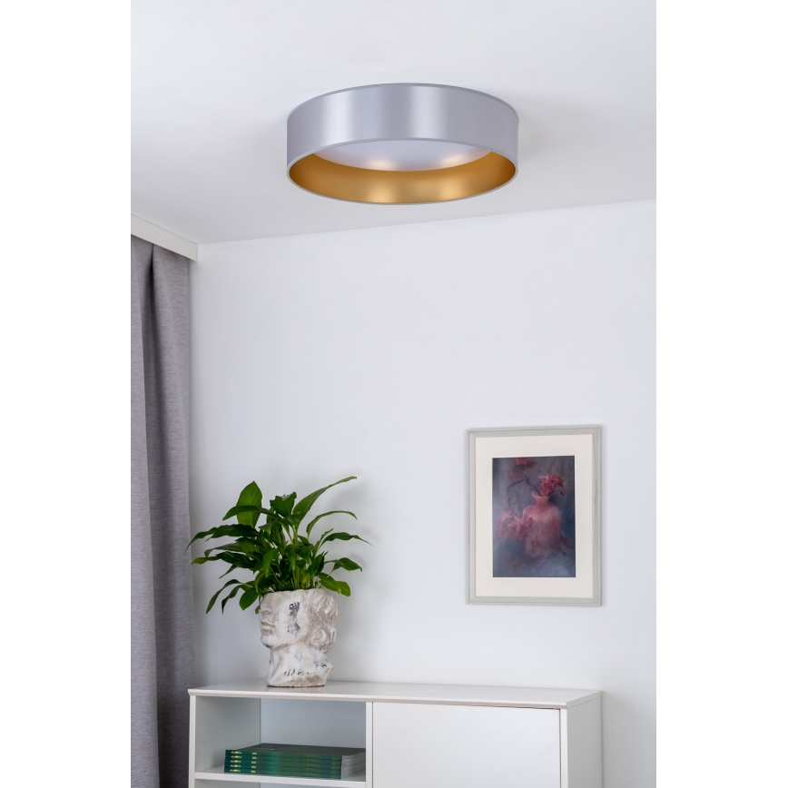 Duolla - Стельовий LED світильник ROLLER LED/24W/230V діаметр 45 см срібний/золотий