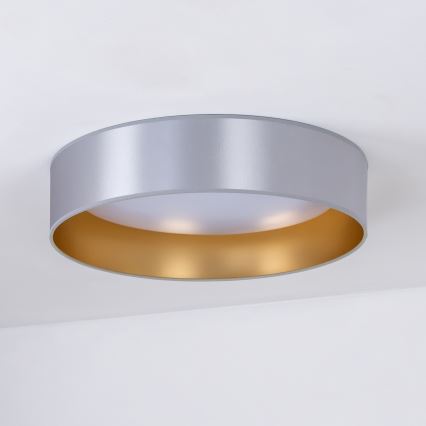Duolla - Стельовий LED світильник ROLLER LED/24W/230V діаметр 45 см срібний/золотий
