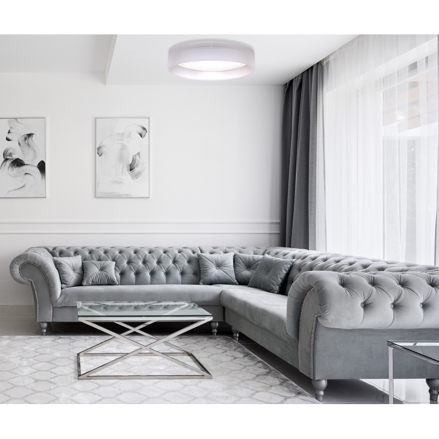 Duolla - Стельовий LED світильник ROLLER LED/24W/230V світлий діаметр 45 см сірий