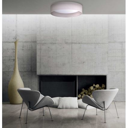Duolla - Стельовий LED світильник ROLLER LED/24W/230V світлий діаметр 45 см сірий