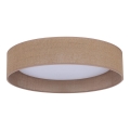 Duolla - Стельовий LED світильник ROLLER LED/24W/230V світлий діаметр 45 см коричневий
