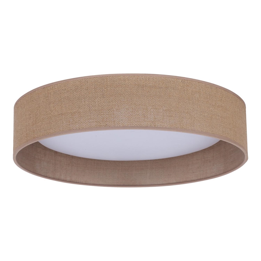 Duolla - Стельовий LED світильник ROLLER LED/24W/230V світлий діаметр 45 см коричневий